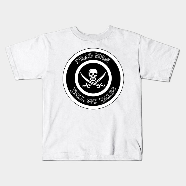 PiratesDeadMen Kids T-Shirt by WdwRetro